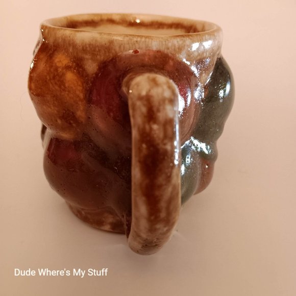 VINTAGE 1970'S 3-D MUG - FRUIT DESIGN - BOTTOM MARK IS A. B. W. (ALFRED B. WEBB) - Picture 4 of 6